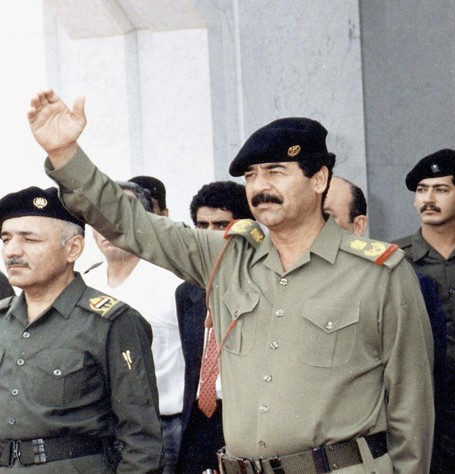 Iraqi Dictator and President, Saddam Hussein